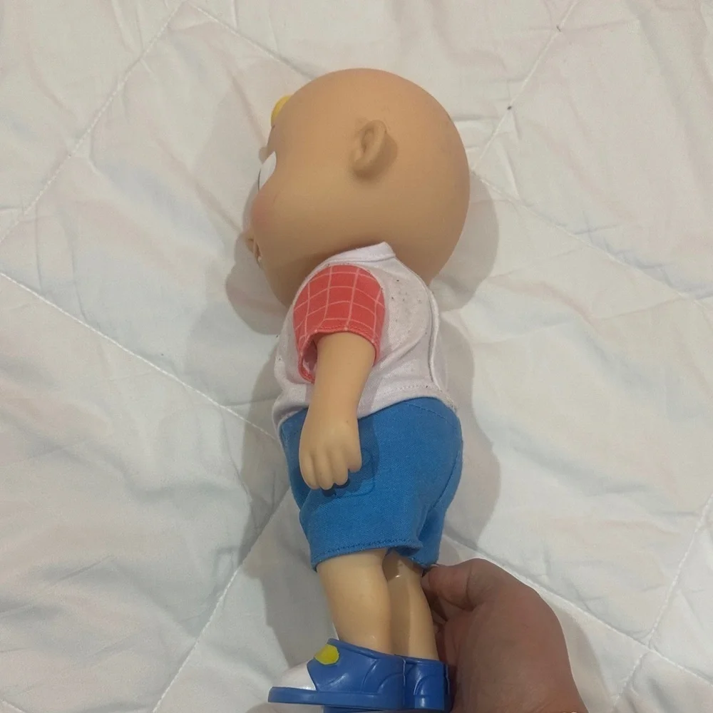 Blue and White Kids Toy Doll